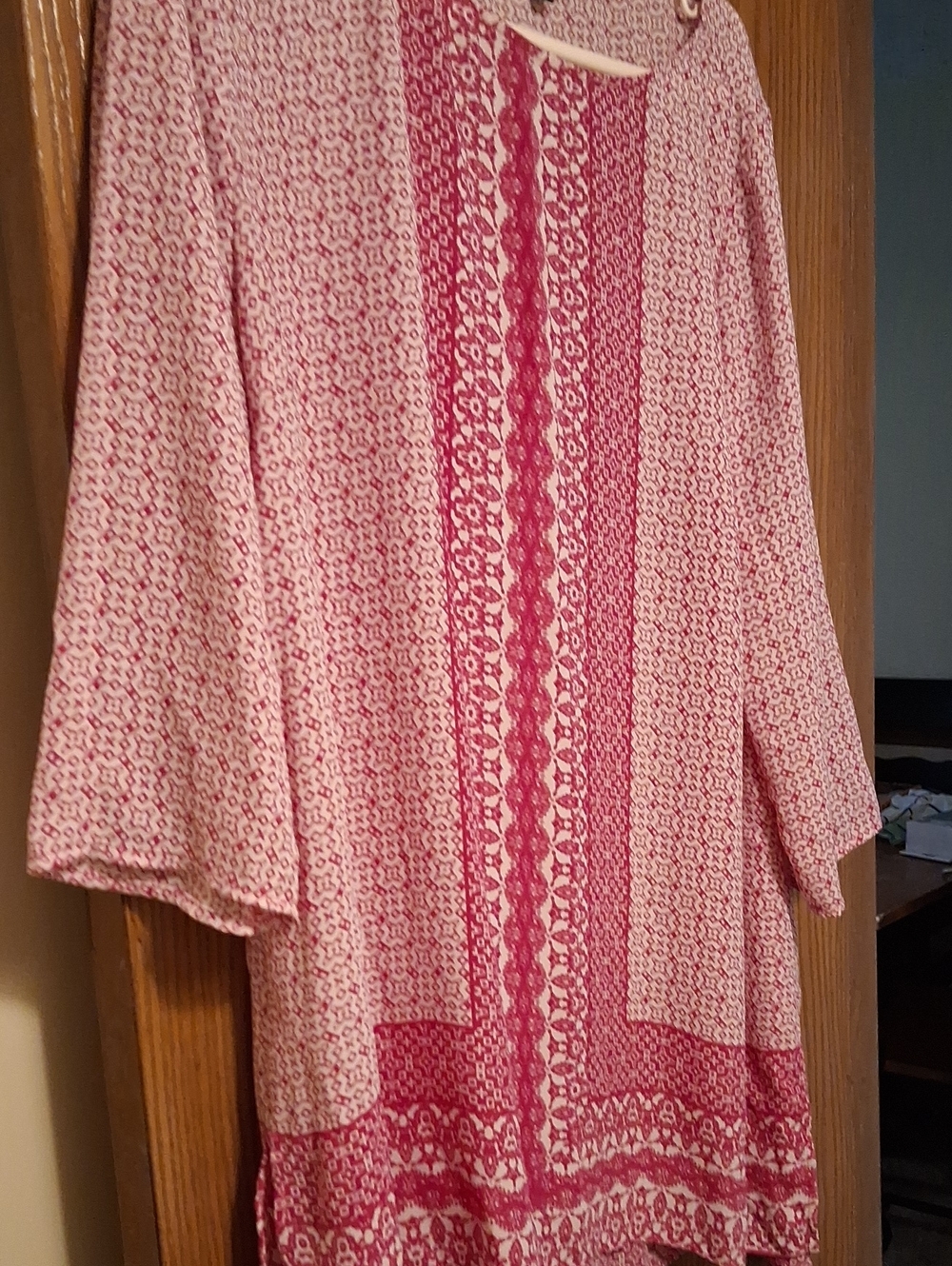 The Limited Pink & White Printed Tunic